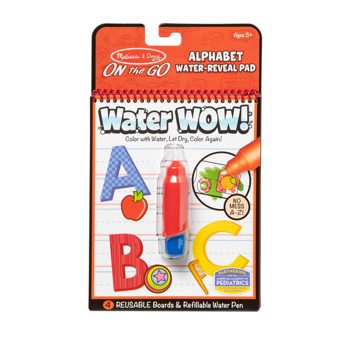 Melissa & Doug Water WOW! Water-Reveal Activity Pad - Alphabet
