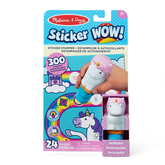 Unicorn Sticker Wow Activity Pad and Sticker Stamper