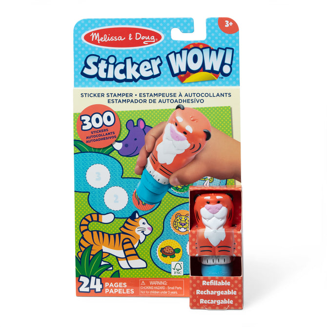 Tiger Sticker Wow Activity Pad and Sticker Stamper