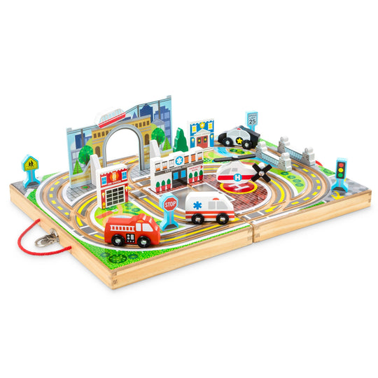 Melissa & Doug Take Along Town Set