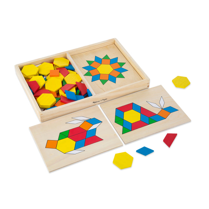 Melissa & Doug Pattern Blocks and Board