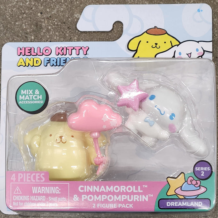 Hello Kitty and Friends Series 2 Dreamland 2" Figure 2-Pack