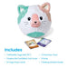 hand2mind BubblePlush Yoga Ball Buddy Cat