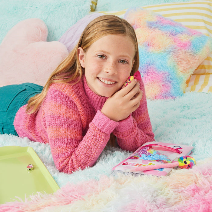 3C4G: Candy Plush Pocket Locking Journal W/ Pen