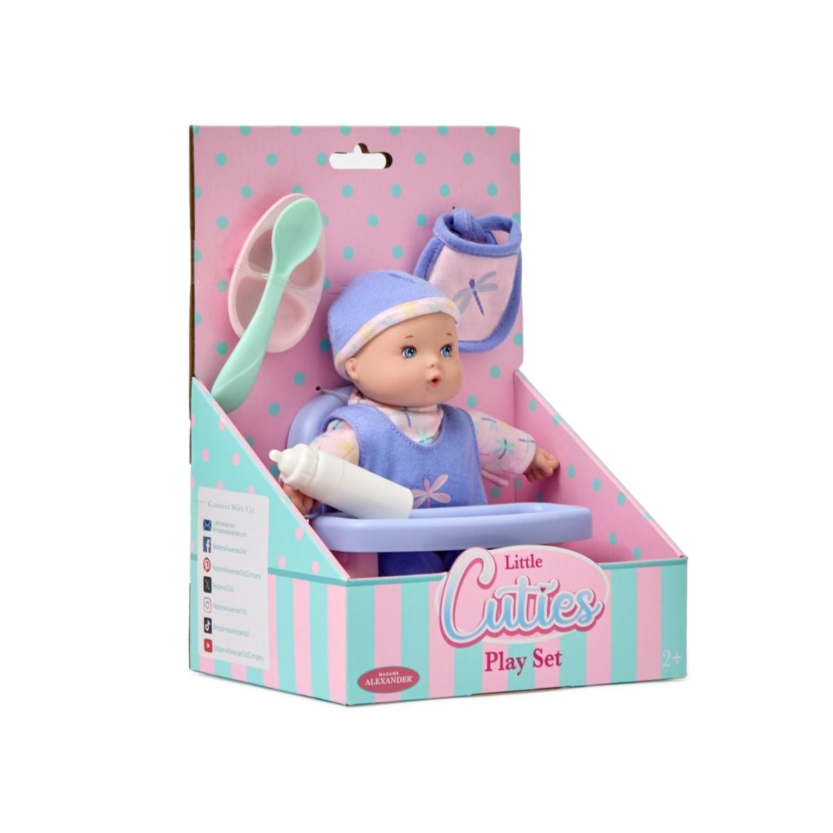 8in Little Cuties Feeding Playset