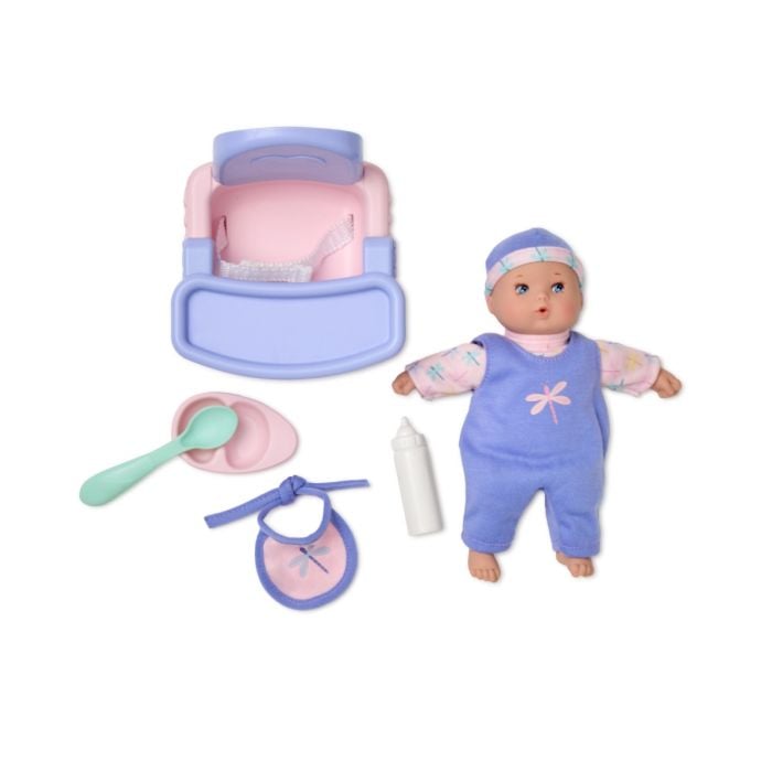 8in Little Cuties Feeding Playset