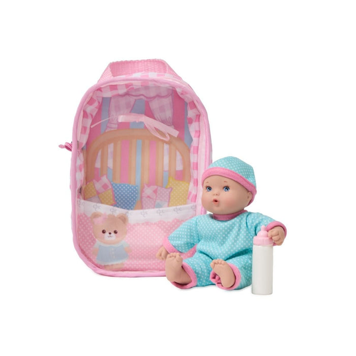 Madame Alexander Take Along Cuties Baby Doll Pink