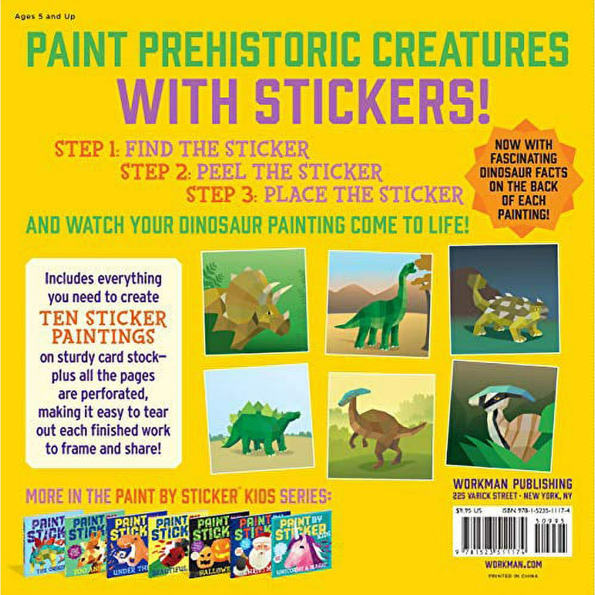 Paint by Sticker Dinosaurs