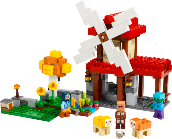 The Windmill Farm Minecraft Lego 21262
