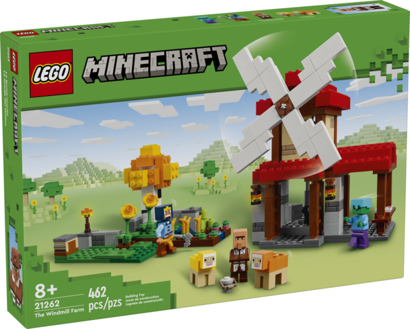 The Windmill Farm Minecraft Lego 21262