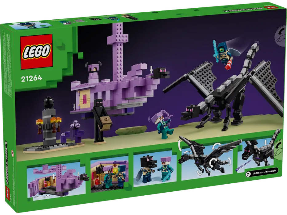 Lego- Minecraft The Ender Dragon and End Ship