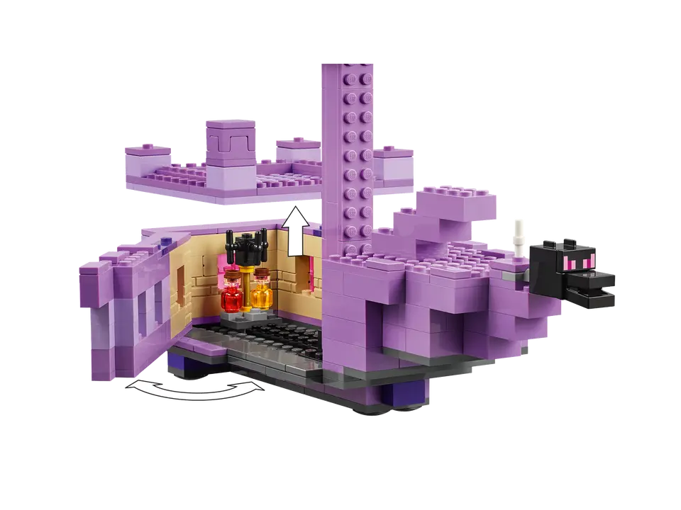 Lego- Minecraft The Ender Dragon and End Ship