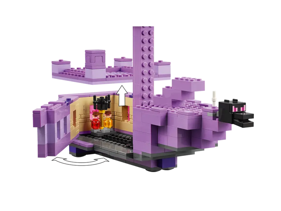 Lego- Minecraft The Ender Dragon and End Ship