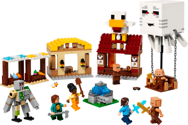 LEGO Minecraft The Ghast Balloon Village