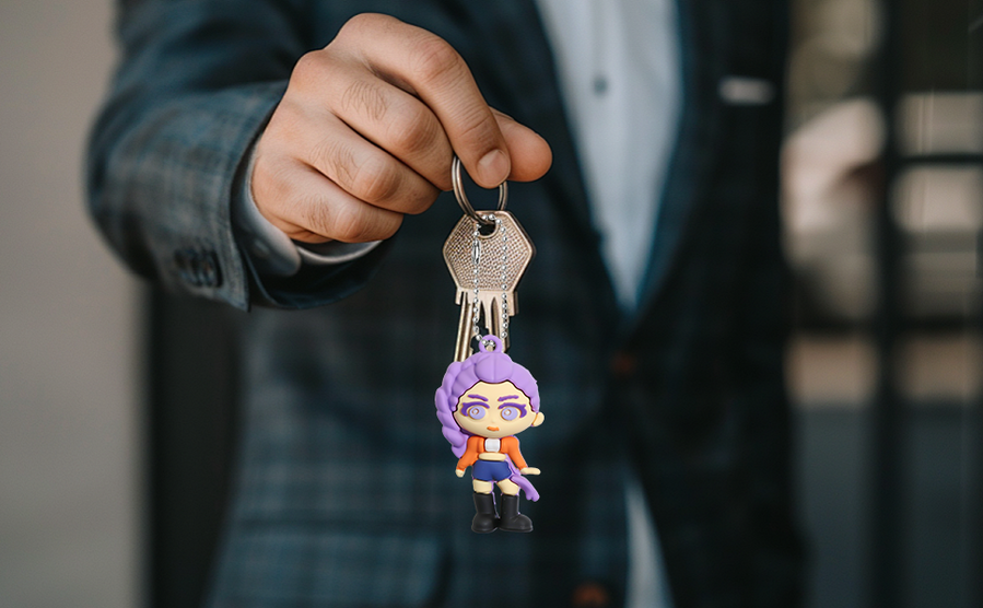 KPOP DEMON HUNTERS TINY KEYCHAIN