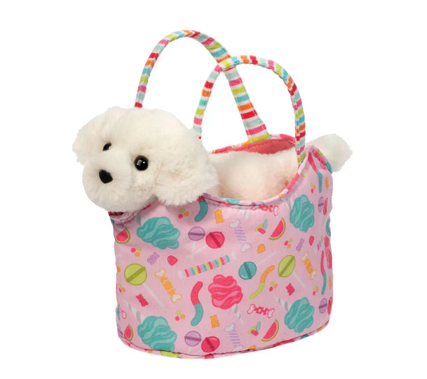 Candy Pop Sassy Sak With Dog Plush