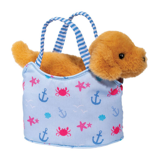 Douglas Tiny Tides Sassy Pet Sak Plush Dog Retriever