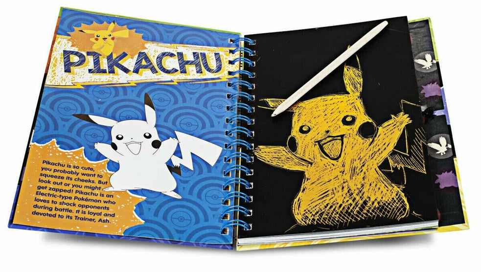 Pokemon Secrets Scratch Book