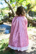 Pink Shimmer Cloak Cape Costume