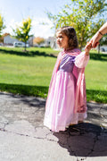 Pink Shimmer Cloak Cape Costume