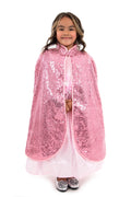 Pink Shimmer Cloak Cape Costume