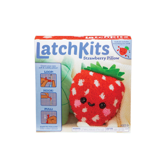Latch Kit Strawberry Pillow