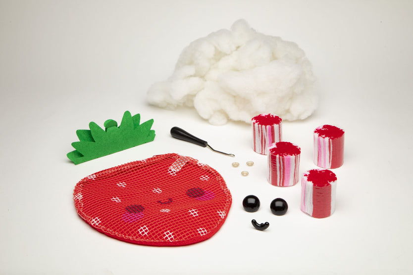 Latch Kit Strawberry Pillow