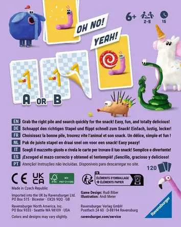 Ravensburger Snackaroo Card and Travel Game