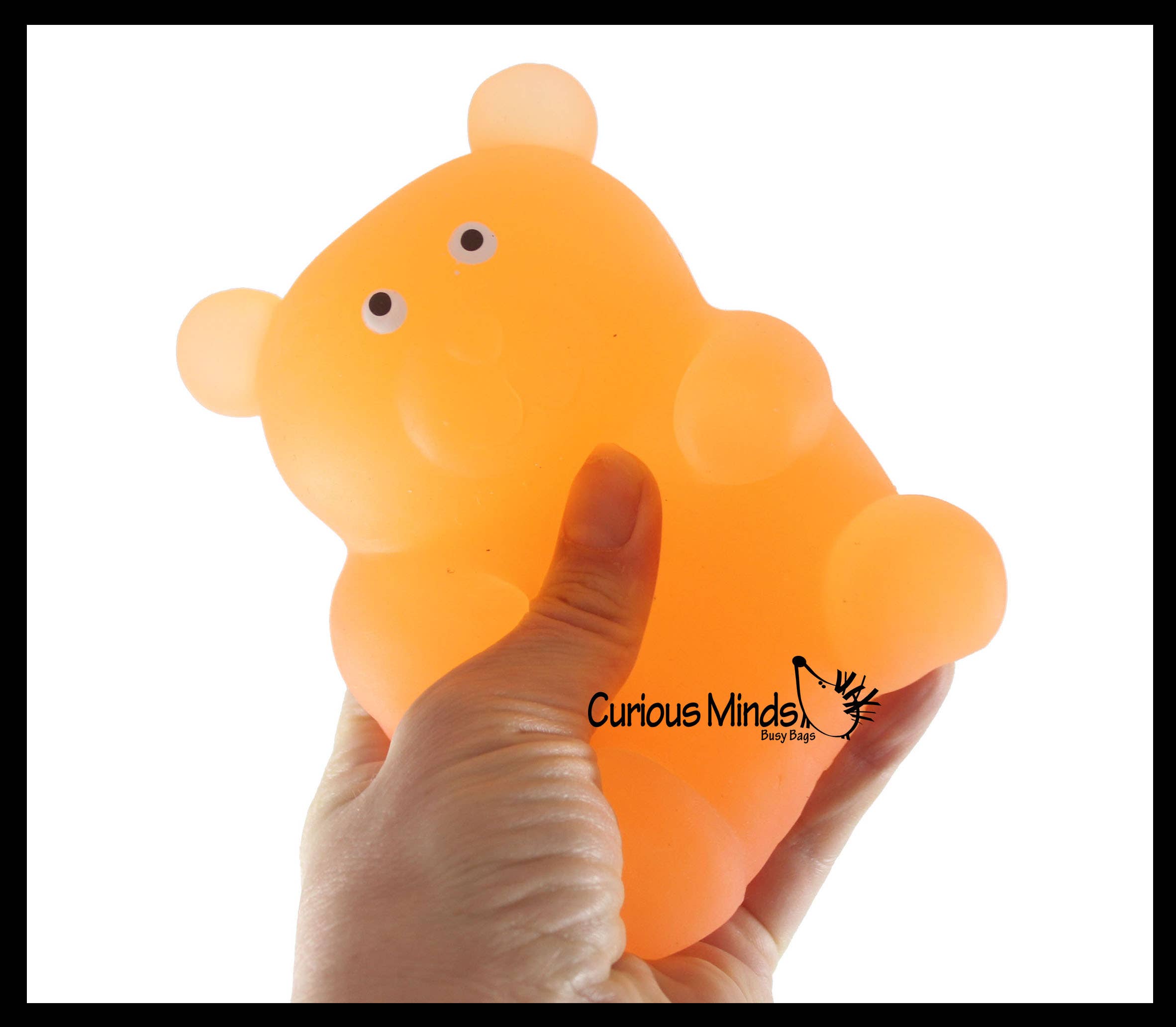 Single Mochi Gummy Bear Squishy Sensory Fidget Toy
