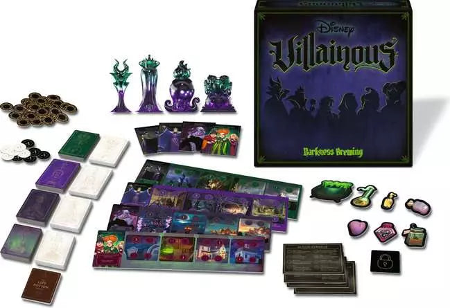 Ravensburger Disney Villainous Darkness Brewing Strategy Board Game