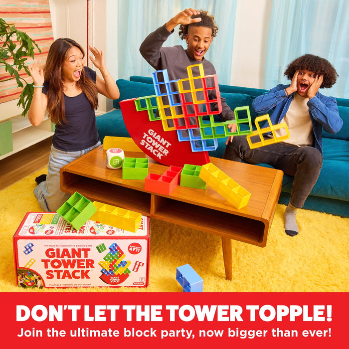 What Do You Meme? Giant Tower Stack Balance Game