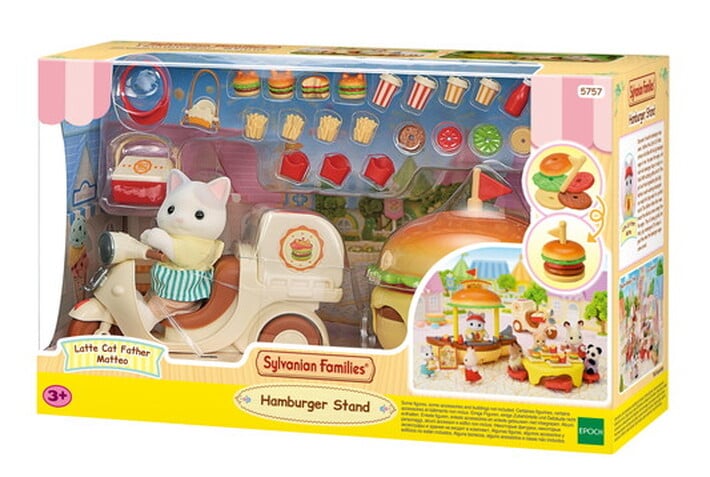 Calico critter Hamburger Stand