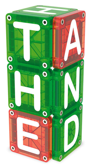 Magna-Tiles MicroMags Learn Letters 56 Piece Set