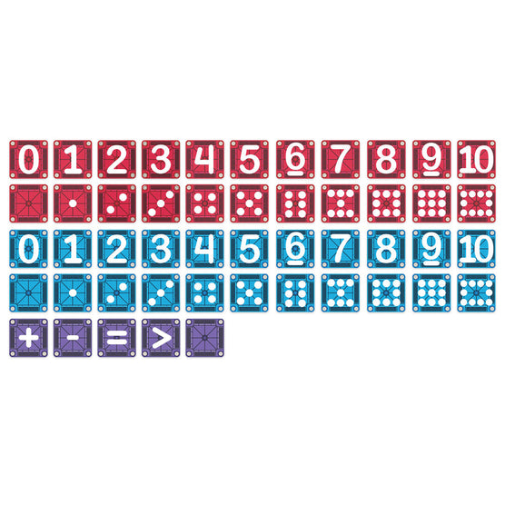 Magna-Tiles microMAGS   Learn   Numbers™   56 Piece Set