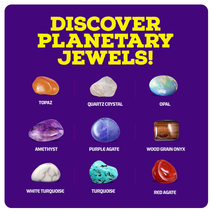 Galaxy Gem Dig Kit for Kids - Gemstones Digging Science Kit