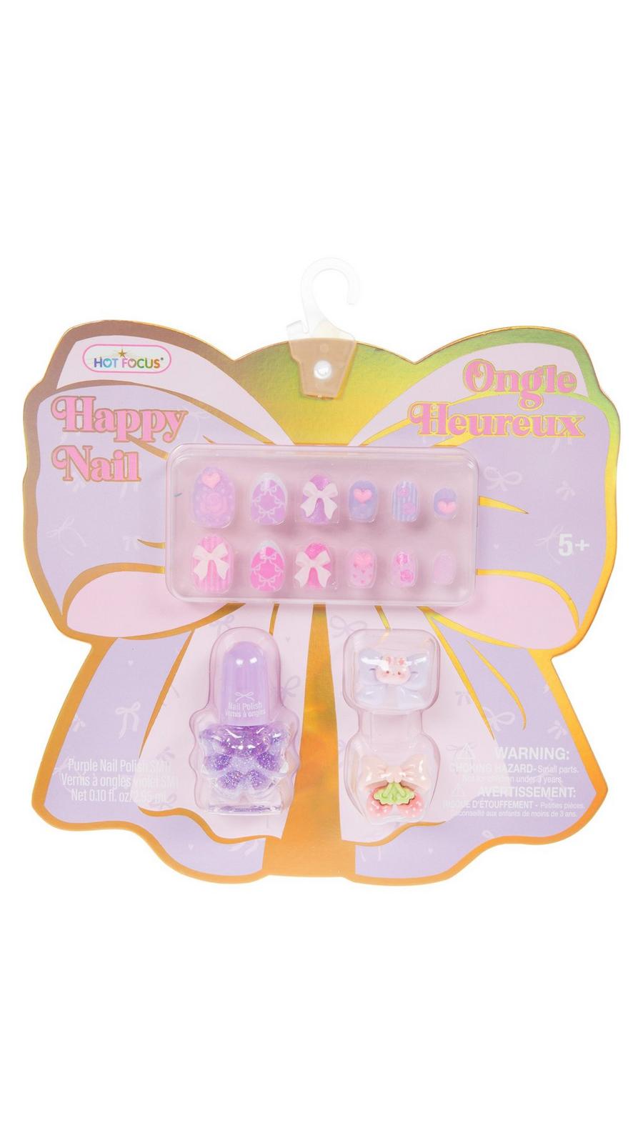 Hot Focus Kids Bowtiful Nail Set