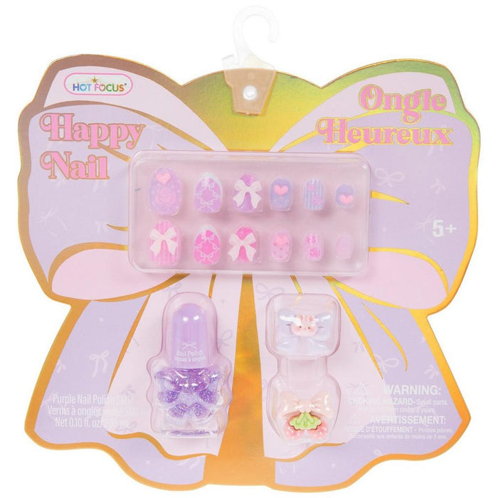 Hot Focus Kids Bowtiful Nail Set
