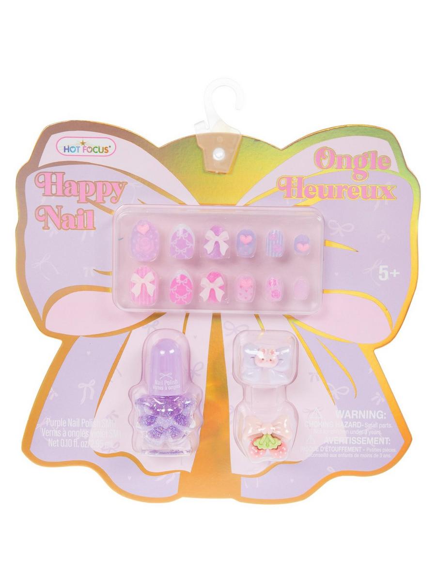 Hot Focus Kids Bowtiful Nail Set