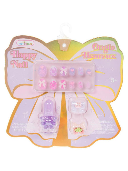 Hot Focus Kids Bowtiful Nail Set