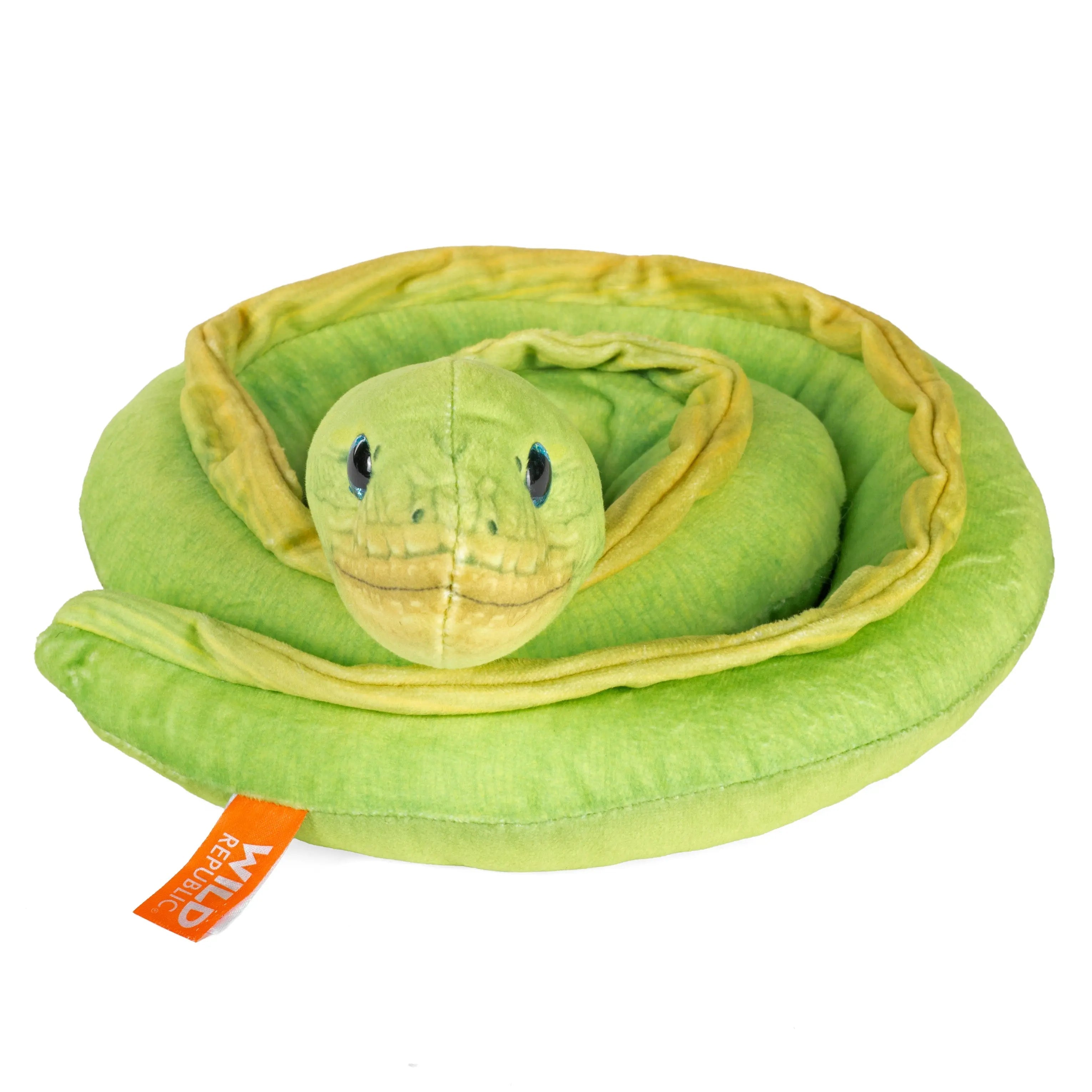 Wild Republic Green Moray Eel Stuffed Animal 36-inch Plush Toy