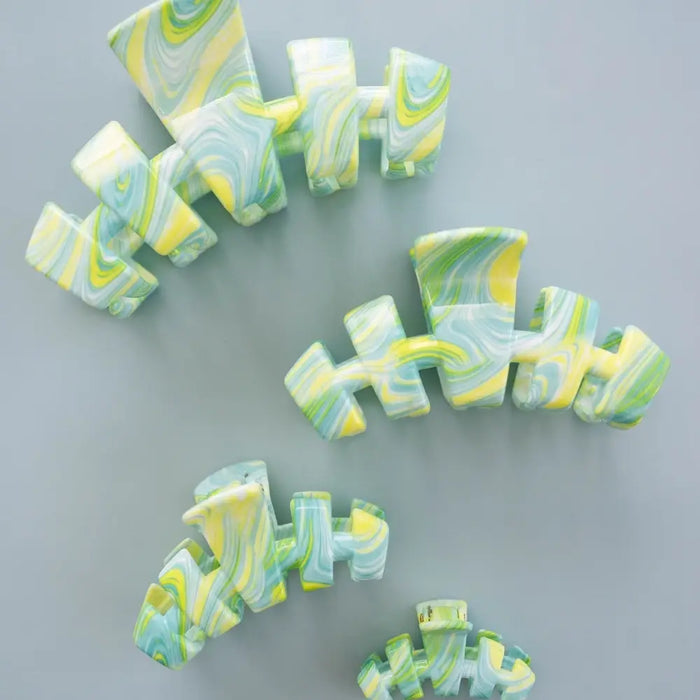 Teleties Large Claw Clip By the Sea Shore Hair Accessory