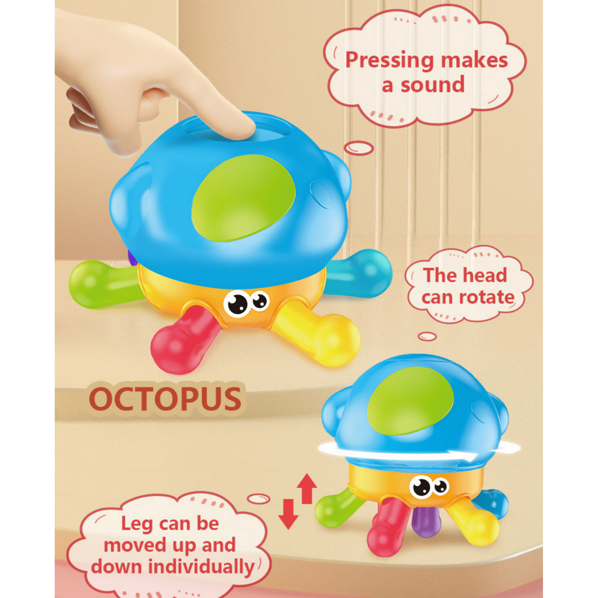 10 Piece Baby Rattles