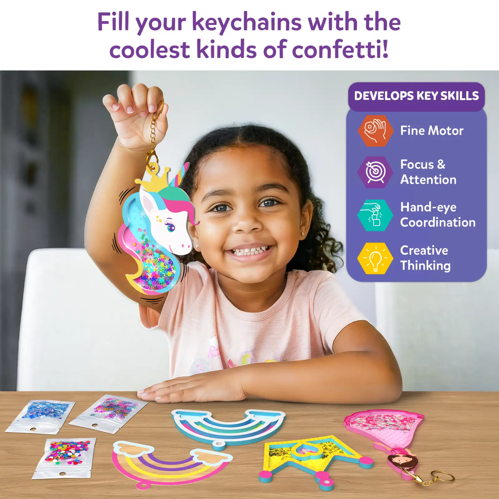 Skillmatics Shake-its Unicorns and Princesses DIY Craft Kit