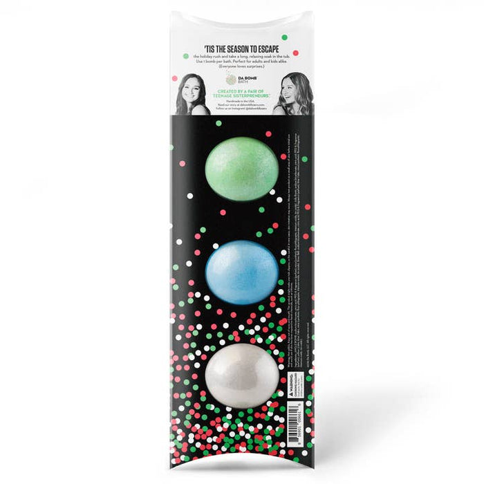Da Bomb Bath Fizzers Jolly Snow Ball Jingle 3-Pack
