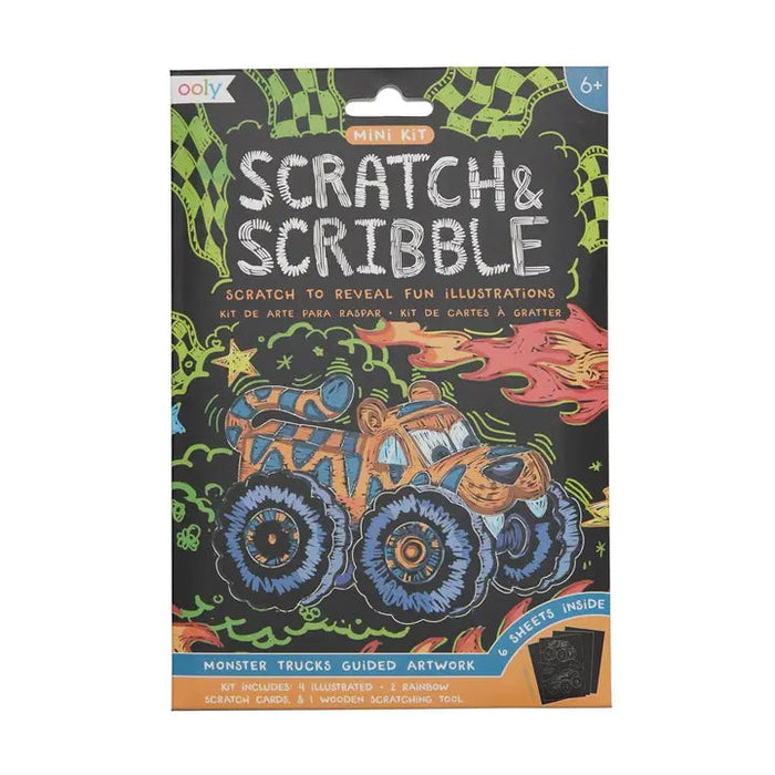 Scratch and Scribble Monster Trucks