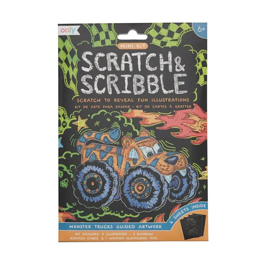 Scratch and Scribble Monster Trucks