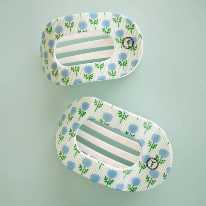 Blue Marigold | Large | Flat Round Hair Clip