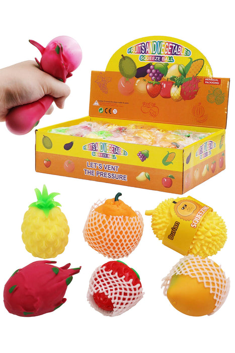 Fruit Mix Fluffy Slime Filled Soft Squishy Toy