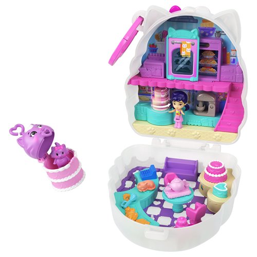 Mattel Polly Pocket Kitty Cake Compact Playset