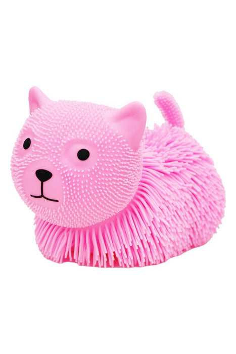 Jumbo Kitty Cat Spiky Puffer Led Squishy